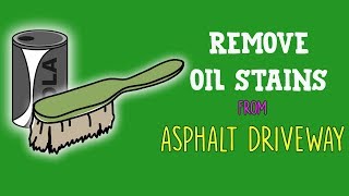 7 DIY Ways to Remove Oil Stains from Asphalt Driveway [upl. by Callan]