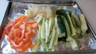 Roasted Vegetables InThe Toaster Oven [upl. by Aicarg]