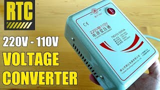 Step Down VOLTAGE CONVERTER 220V to 110V Power Transformer for European Travel [upl. by Radford850]