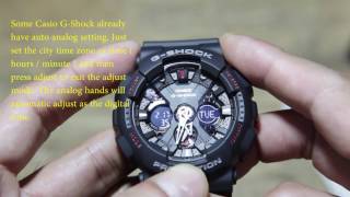 Casio GShock Basic Setting  GA120 [upl. by Annaej]