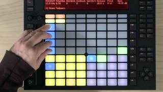 Ableton Push Tutorial How to make beats [upl. by Nomzaj]