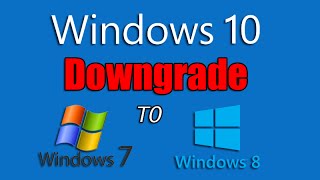 How to Downgrade from Windows 10 to Previous Windows [upl. by Schramke882]