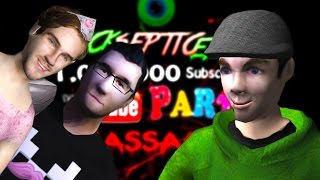 FAN MADE GAME  Jacksepticeye 1 Million Subscriber Youtube Party Massacre [upl. by Lothair102]