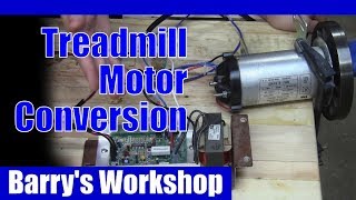 Simple Variable Speed Treadmill Motor Electrical Conversion [upl. by Naibaf]