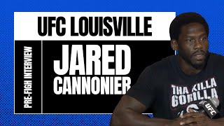 Jared Cannonier full UFC Louisville prefight media day interview [upl. by Nnyluqcaj]