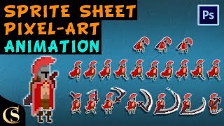 Pixel Art Sprite Sheet and Animations  Easy Tutorial [upl. by Erle856]