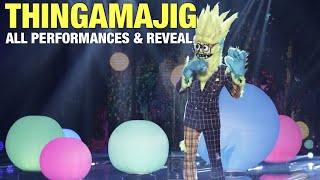 The Masked Singer Thingamajig All Clues Performances amp Reveal [upl. by Methuselah]