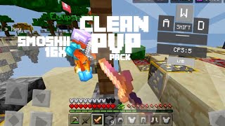 Hive SkyWars But Using My PvP Pack  KeystrokeCps Counter MCPE 116 [upl. by Alliehs551]