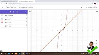 ¿Cómo graficar funciones en GeoGebra [upl. by Abroms447]