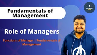 Fundamentals of Management  Functions of Manager [upl. by Anaujat]