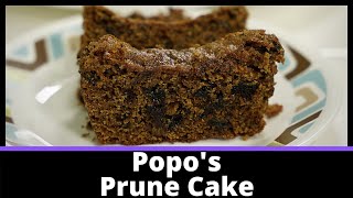 Prune Cake  Old Time Favorite  MOIST and DELICIOUS Recipe [upl. by Zeugirdor]