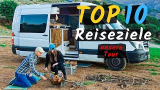 Vanlife Highlights unserer Europa Reise mit dem Wohnmobil  Unsere Route [upl. by Rannug]