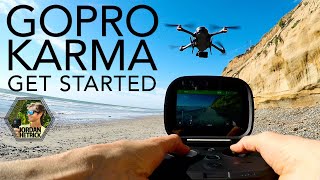 GoPro KARMA Drone Tutorial How To Get Started [upl. by Nohs]