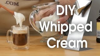 DIY whipped cream in 60 seconds [upl. by Hugon885]