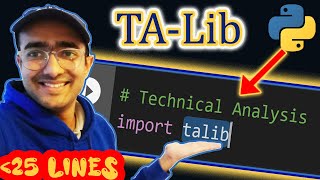 TALib Python Tutorial easy INSTALL 2023🔴 [upl. by Bernadina]