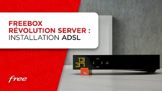 Freebox Revolution  installation du boîtier Server en ADSL [upl. by Kelsi]