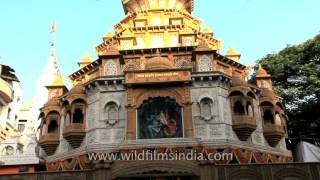 Dagadusheth Halwai Ganapati Temple in Pune Maharashtra [upl. by Sedgewick]