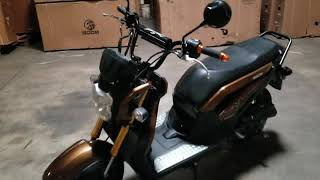 50cc Scooter Moped Unboxing From SaferWholesalecom [upl. by Rapsag]