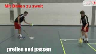 Koordinationstraining im Unihockey [upl. by Esila]