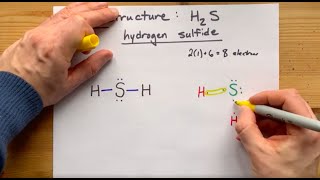 Lewis Structure of H2S Hydrogen Sulfide [upl. by Atteuqnas]