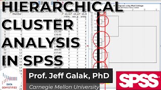 Hierarchical Cluster Analysis in SPSS SPSS Tutorial Video 29  Dendrogram [upl. by Frymire]