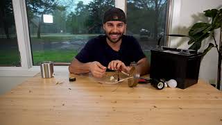 DIY CONVERTING 120V FIXTURE TO 12V  RV LIGHT FIXTURE  CAMPERVAN [upl. by Anide]