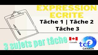 TCF CANADA  Expression Ecrite  Exemples [upl. by Ikairik]