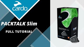 Cardo PACKTALK Slim Complete Tutorial [upl. by Ashla]