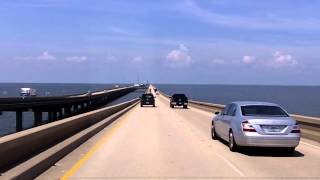 The Worlds Longest Overwater Bridge the Lake Pontchartrain Causeway [upl. by Ayana]