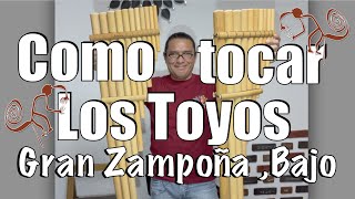 Cómo tocar la zampoña gigante Toyos [upl. by Maggy]