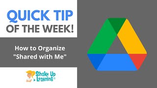 How to Organize quotShared with Mequot in Google Drive [upl. by Yttisahc]