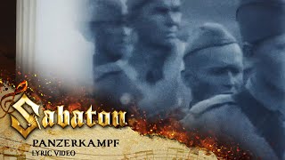 SABATON  Panzerkampf Official Lyric Video [upl. by Janeczka]