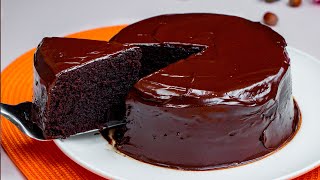 En 5 minutes Le meilleur gâteau au chocolat  sans cuisson sans œufs ni beurre Cookrate  France [upl. by Lind]