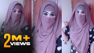 Summer Hijab amp Niqab style 2021Easy and simple niqab tutorial Full Coverage [upl. by Mongeau262]