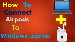 How to Connect Airpods to windows Laptop in hindi [upl. by Gault]