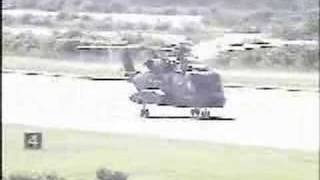 S92 helicopter autorotation power off landing [upl. by Ardine]