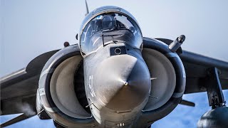 AV8B Harrier II Vertical Take Off amp Landing  Flight Ops [upl. by Judsen600]