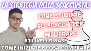 COME STUDIARE GLI SCACCHI  LIVELLO BASE  LA STRATEGIA DELLO SCACCHISTA [upl. by Arret]