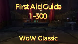 WoW ClassicFirst Aid Guide 1300  Heavy Mageweave Bandage [upl. by Nirot]