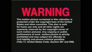 FBI Copyright Warnings [upl. by Francyne]