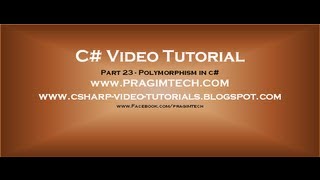 Part 23  C Tutorial  Polymorphism in cavi [upl. by Gwenn]