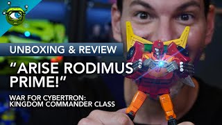 quotArise Rodimus Primequot Transformers Kingdom Commander Class Review  HES GOT THE TOUCH [upl. by Fabrice]