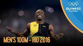 Mens 100m Final  Rio 2016 Replay [upl. by Iaw]