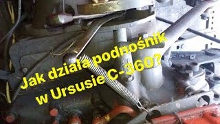 URSUS C360 Jak działa podnośnik hydrauliczny Schemat i zasada działania hydrauliki [upl. by Nonek]