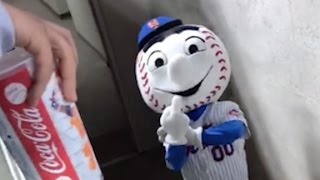 Mets mascot flips off fan [upl. by Artair]