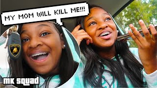 I STOLE MY MOMS CAR PRANK GONE WRONG [upl. by Yrac920]