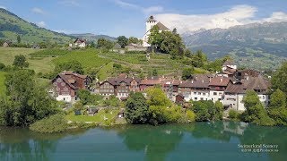 4K Werdenberg StGallen SWITZERLAND アルプス山脈 [upl. by Ragouzis]