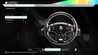 PS4 Project CARS Thrustmaster T80 Wheel Calibrating amp Sensitivity Settings [upl. by Ettenel]