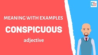 Conspicuous  Meaning with examples  My Word Book [upl. by Martynne695]