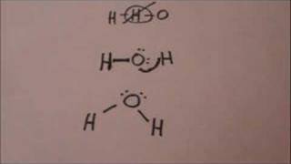 Lewis Structures 2 Water and Ammonia [upl. by Hulbard342]